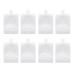 RIIEYOCA 8 Piece Portable Fluid Packing Bag Refillable Travel Pouches Clear Plastic Empty Packaging bag for Shampoo/Shower Gel/Hand Sanitizer/Cosmetic Divide Bag(100ml)