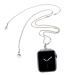 Stainless Steel Chain Necklace Smartwatch Band 42mm Series 3 2 1 / 44mm Series 4 New Newest Polished Silver Metal Box Chain Strap Rope Neckband Replacement Accessories Wearable Technology Women Men Box chain for 42mm & 44mm