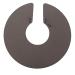 Magnetic cutting collar of professional cutting clasp for hairdressing salon waterproof silicone wrap protection hairdressing tool for coloring coloring pads (17 * 16 * 2cm black)