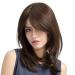 Buy Haircube Dark Brown Wigs for Women - Natural Side Part Ombre Shoulder-Length Smooth Hair Wig 50.8 cm - Shop Now! - Buy Online on GoSupps.com