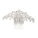 DOITOOL Diamond Headpiece Hair Accessories for Women Prom Accesorios Para Mujer Crystal Headpiece Silver Headpiece Wedding Hair Accessories for Women Bride Vintage Hair Comb