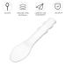 Buy Healifty Mini Metal Makeup Spatula - Cosmetic Facial Cream Spoon | 6.5x2cm Silver | International Shipping - Buy Online on GoSupps.com