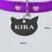 Ibera Gifts Katzenkopf Personalized Engraved Cat Collar Name Tag - Custom Plaque Medallion for Small to Large Cats - Buy Online on GoSupps.com