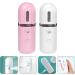 Healvian 2Pcs Portable Rechargeable Moisturizing Mist Sprayer Facial Mister with Fine Mist for for Home Travel Office Use - Buy Online on GoSupps.com