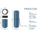 Jackwish Travel Water Cup Set Creative Toothbrush Holder for Camping Hiking & Home - Perfect for Travel & Business Trips (Cyan) - Buy Online on GoSupps.com