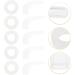 Uonlytech 800-Piece Short-Sighted Glasses Frame Set | Comfortable Portable Glasses Holder & Earring Glasses Holes - 1.5x1.2cm - 4PCS White - Buy Online on GoSupps.com