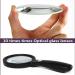 Magnifying Glass Old Man Reading HD Mobile Phone Repair Simple LED Extension Mirror Handheld 10X Good Times - Buy Online on GoSupps.com