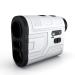 Range Finder Golfing Laser Rangefinder for Golf & Hunting with Slope Switch, High-Precision Flag Pole Locking Vibration Slope Mode Continuous Scan White