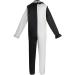 Duohropke Terrifier Clown Jumpsuit Cosplay Costume | Black & White Carnival Outfit for Men & Women - Buy Online on GoSupps.com