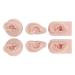 3 Pairs Silicone Ear Model for Piercing Practice & Acupuncture Training - Light Skin Colour - Buy Online on GoSupps.com