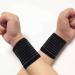 VEdusa Black Carpal Tunnel Wrist Compression Strap - Adjustable Breathable Splint for Weightlifting Tennis & Fitness Support - Buy Online on GoSupps.com