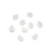 Craftdady 100Pcs Silver Ribbon Ends 8x6mm Bookmark Pinch Crimp Clamp Cord End Fastener Clasps with 2mm Loop for Leather Suede Jewelry Making Silver  Ribbon End 8x6mm