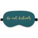 Funny Do Not Disturbs Silk Eye Mask for Sleeping Funny Sleeping Mask Fun Blindfold Adjustable Strap Night Sleep Mask for Kids Airplane Travel Nap Party Games Mask Sleeping Mask Eye Cover