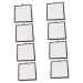 POPETPOP 8 Pcs Nail Filter Vacuum Cleaner Nail Extractor Manicure Strainer Nail Collector Desktop Manicure Electric Suction Desk Duster Vacuums Filter for Nail Art Car Plastic Bread Crumbs 18x17cmx8pcs As Shownx8pcs