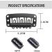 DAZISEN 20 Pieces Hair Extensions Clips - 6-Teeth Metal U-Shape Snap Clips 32mm Hair Wig Clips DIY with Soft Rubber - Black Black *20 - Buy Online on GoSupps.com