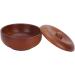 Pongna's Durable Wooden Shaving Brush Bowl | Large Ceramic Shaving Soap Cup for Men | Premium Razor Cup for Manual Shaving - Buy Online on GoSupps.com