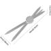 Buy Pohove Eyebrows Template Ruler - Precision Microblading & Eyebrow Mapping Tool | Stainless Steel Fibonacci Caliper for Perfect Eyebrow Balance - Buy Online on GoSupps.com