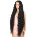 41 Inch Style Icon Lace Front Wavy Synthetic Wig with Baby Hair - 130% Density (1B) - Buy Online on GoSupps.com