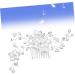 Beatifufu 1pc Bridal Hair Combs Floral Hair Comb Bridal Headpieces for Wedding Pearl Hair Pin Grey Lace Front Wigs Wedding Hair Comb Bridal Hair Pin Women Hair Combs Wedding Headpiece White - Buy Online on GoSupps.com