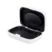 Hearing Aid Case Hard - Portable Protective Storage Case for BTE CIC IIC ITE (White)