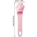 Manual Facial Cleansing Brush Soft Silicone Face Skin Scrubber Manual Brush Applicator Brush Face maskes Brush for Forehead Cheeks Nose Lips Face 10.8x3 Cm Pink - Buy Online on GoSupps.com