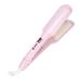 Small Roll Hair Curler 2 Barrel Hair Waver Portable Waver Curling Wand Temperature Adjustable for Short Hair for Home for All Hair Types (US Plug 110V)