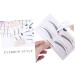 PLAFOPE Eyebrow Template 2 Make up Kits Diy Eyebrow Stencil Beauty Kit Eyebrow Card Eyebrow Stickers Makeup Tools A607 Simple - Buy Online on GoSupps.com