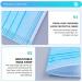 50 Pcs Disposable Adult Face Mask 3 PLY Layer Protective Face Masks Blue - Buy Online on GoSupps.com