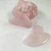 Sculpted Rose Quartz Gua Sha Tool | Anti-Aging Facial Massage | Self-Care Gift for Glowing Skin - Buy Online on GoSupps.com
