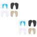 FOMIYES 8 Pairs Arch Pad Arch Gel Pad Arch Support Shoe Inserts Arch Gel Cushion Self- Arch Support Pads Arch Support Shoe Insoles Kids Insoles Child Foot Pads High Heels