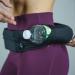 3 Pocket Adjustable Running Belt Waist Pack Fanny Pack for Working Out | Sweat Resistant Backing | Fits All iPhone Models | Black/Black Small/Medium - Buy Online on GoSupps.com