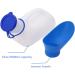 Portable Unisex Potty Urinal with Lid and Funnel - Travel Urinal Kit for Men and Women - Ideal for Home, Camping, and Outdoor Activities - White - Buy Online on GoSupps.com