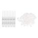 Zerodis 100 pieces Cat Nail Cover Protector Soft Pet Nail Cap Cover Safe Anti Scratch Dog Paw Claw Protector Covers Clever Care for Cats Dogs (S-Weiß) S White