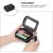 VALICLUD Black Lipstick Case | Genuine Leather Mini Cosmetic Jewelry Box with Mirror | Perfect Gift for Women - Shop Now - Buy Online on GoSupps.com