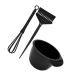 iplusmile Kit Teinture Capillaire 3 Pi ces Bol Pinceau et B tonnet M langeur Noir pour Salon de Coiffure Usage Maison Soin Cheveux Coloration Uniforme