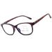 PLOPLO Progressive Multifocal Multifocus Glasses+Anti Blue Light Blocking Computer Reader Purple Flower 1.5 x