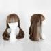 BGHJUE 100% realistic hair wig female long hair wig set real hair straight hair natural hair whole top full