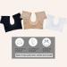 Women's Reusable Underarm Sweat Pads - 2 Pack Black+Nude Medium | Breathable Armpit Shield Guards (IP-00468) - Buy Online on GoSupps.com