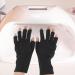 Lurrose 2Pcs Nail UV Shield Gloves Black Manicure Finger Gloves for Hand Protection from Nail Dryer Ideal for International Shipping - Buy Online on GoSupps.com