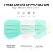HIWUP 50-Pack Multicolor Disposable Face Masks for Adults & Teens - 3 Layer Protection - Buy Online on GoSupps.com