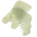 Ipetboom 2st Jade Kamm Guanshua Peigne Gua Sha Gua Sha Kamm Jade Massagewamm Body massage devices Broad tooth ridge boards scratchy scratchy Gua Sha massage beams sponge Gr nstein