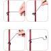 QWEQWE 2 Pcs Mini Camping Hook Hanger for Lanterns & Tents - Multi-use Hanging Hooks for Camping & Fishing - Buy Online on GoSupps.com