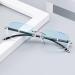 Buy GHARAZ Fashionable Diamond Cut Edge Frameless Reading Glasses - Anti-Blue Light for Men & Women (Blue Size: 0.5+) - Stylish & Comfortable Eye Protection - Buy Online on GoSupps.com