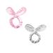 Minkissy Hasenohr Fleece Headband for Women & Girls | Makeup Hair Band & Facial Wash Accessories (Pink/Gray) - Shop Now! - Buy Online on GoSupps.com