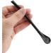 Spoon Straws Stainless Steel Straws Stainless Steel Metal Drinking Straw Spoon Resuable Washable Stirring Scoop (Black) - Buy Online on GoSupps.com