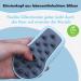Habib Group Scalp Massage Brush - Soft Silicone Shampoo Brush for Hair Care & Growth | Blue Hair Brush for Dandruff Reduction - Buy Online on GoSupps.com