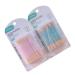 DOITOOL 24pcs Sponge Dual Sided Eyeshadow Brush Eye Shadow Applicator Makeup Brush Miss Make up Accessories