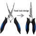 Amoygoog Stainless Steel Fishing Pliers - Multi-Tool Fishing Needle Nose Pliers with Sheath and Telescopic Lanyard - Cut Fishing Line with Ease - Buy Online on GoSupps.com