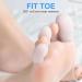 10-Piece Silicone Gel Toe Caps | Breathable Toe Protection for Ingrown Toenail & Friction Pain Relief - Buy Online on GoSupps.com