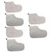 minkissy 3 Pairs Wax Therapy Warm Foot Cover Paraffin Heated Bag Medicated Socks Wax Bath Foot Hand Paraffin Booties Beauty Wax Foot Wrapping Cover Pedicure Foot Paraffin Foot Liners Plush
